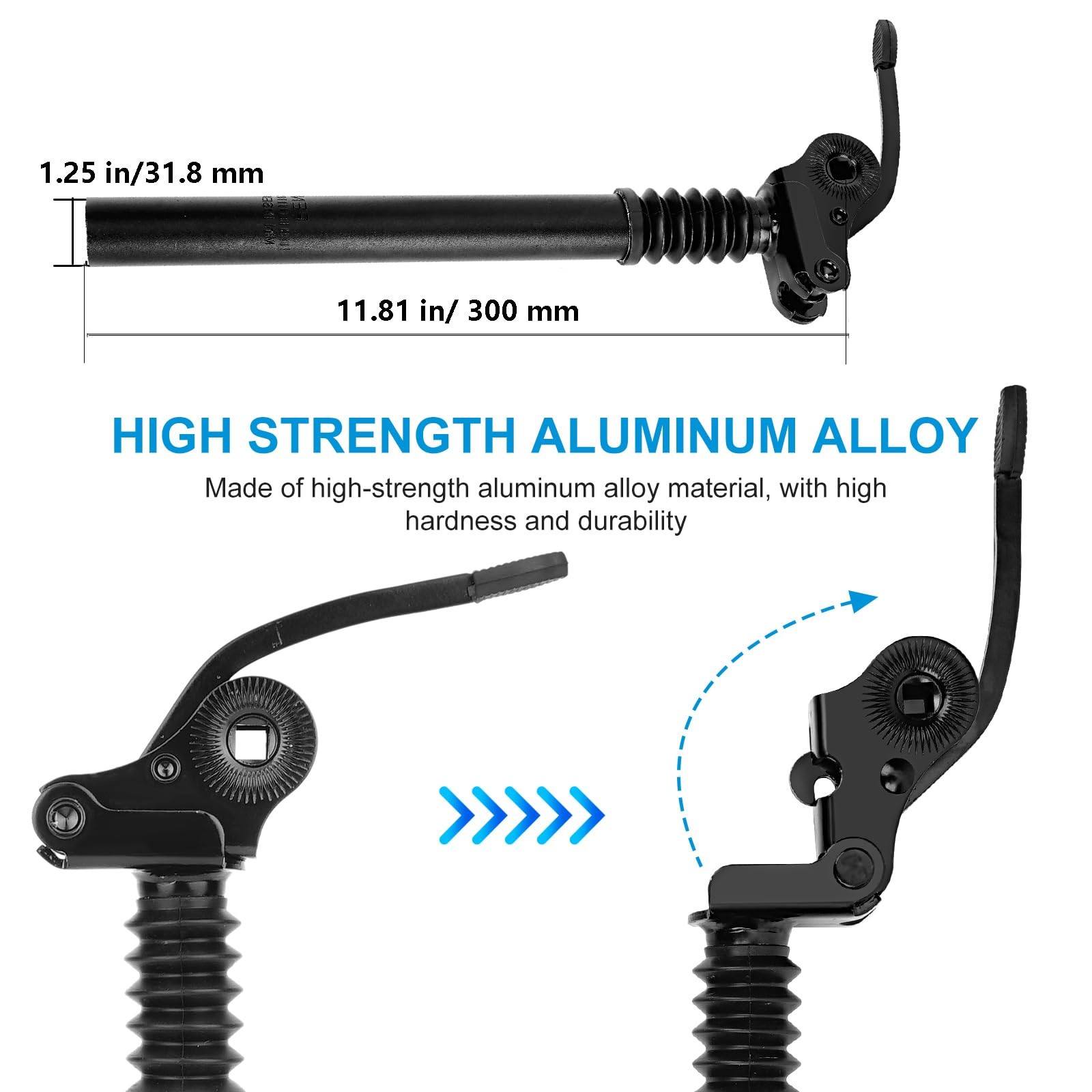 Bicycle Suspension Seat Post, 25.4/27.2/28.6/31.8/33.9mm Alumium Adjustable S…