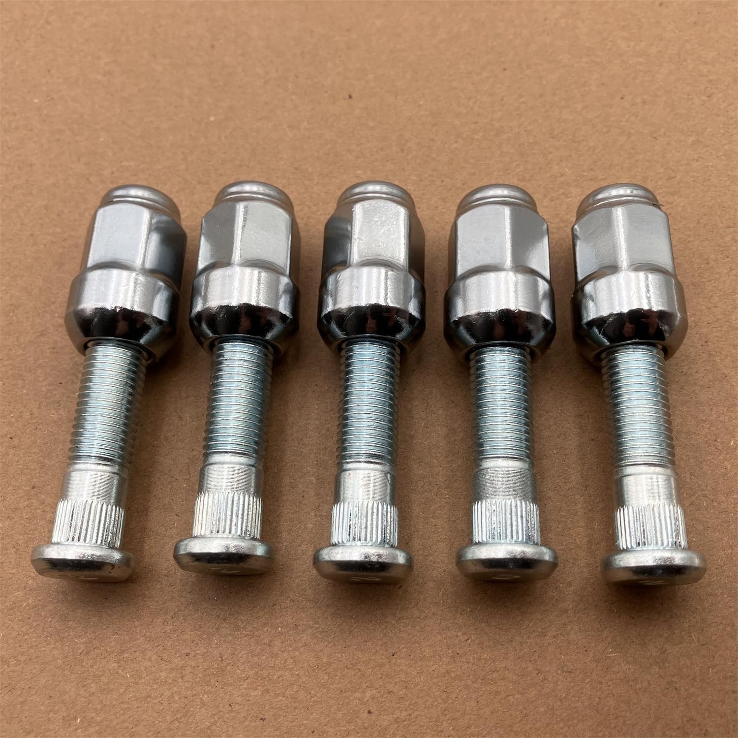 10PCS M12x1.5 Chrome Wheel Lug Stud Nut Set Compatible with Honda Odyssey..