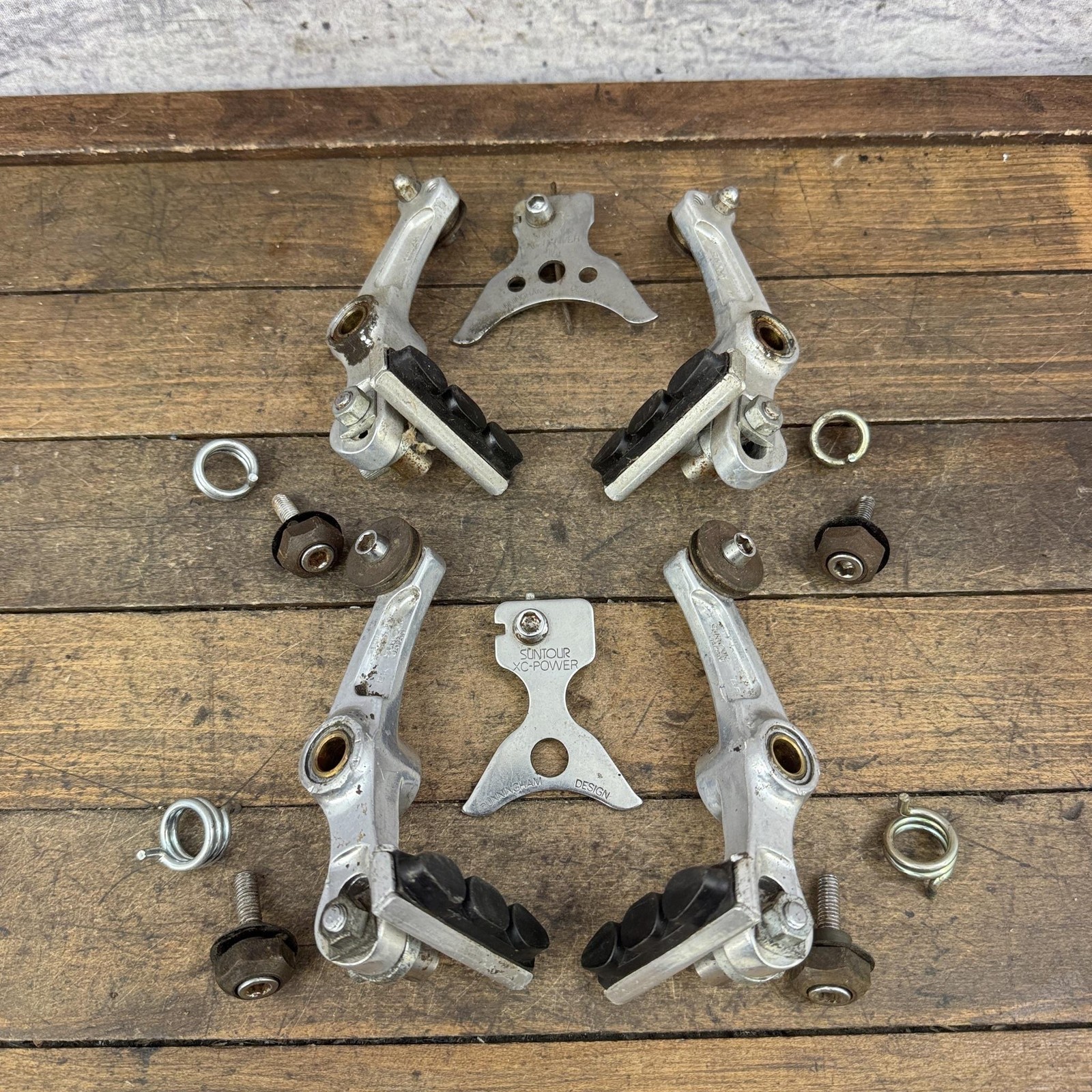 Vintage Suntour XC-Power Roller Cam Brake Set Cunningham Design MTB 80s OG Japan