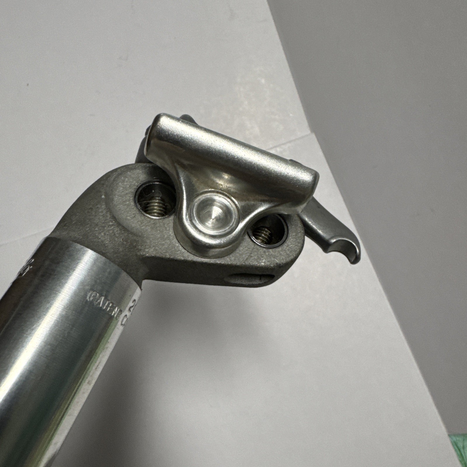 Vintage Campagnolo Nuovo Record seatpost 26.4mm road Bicycle missing 1 clamp
