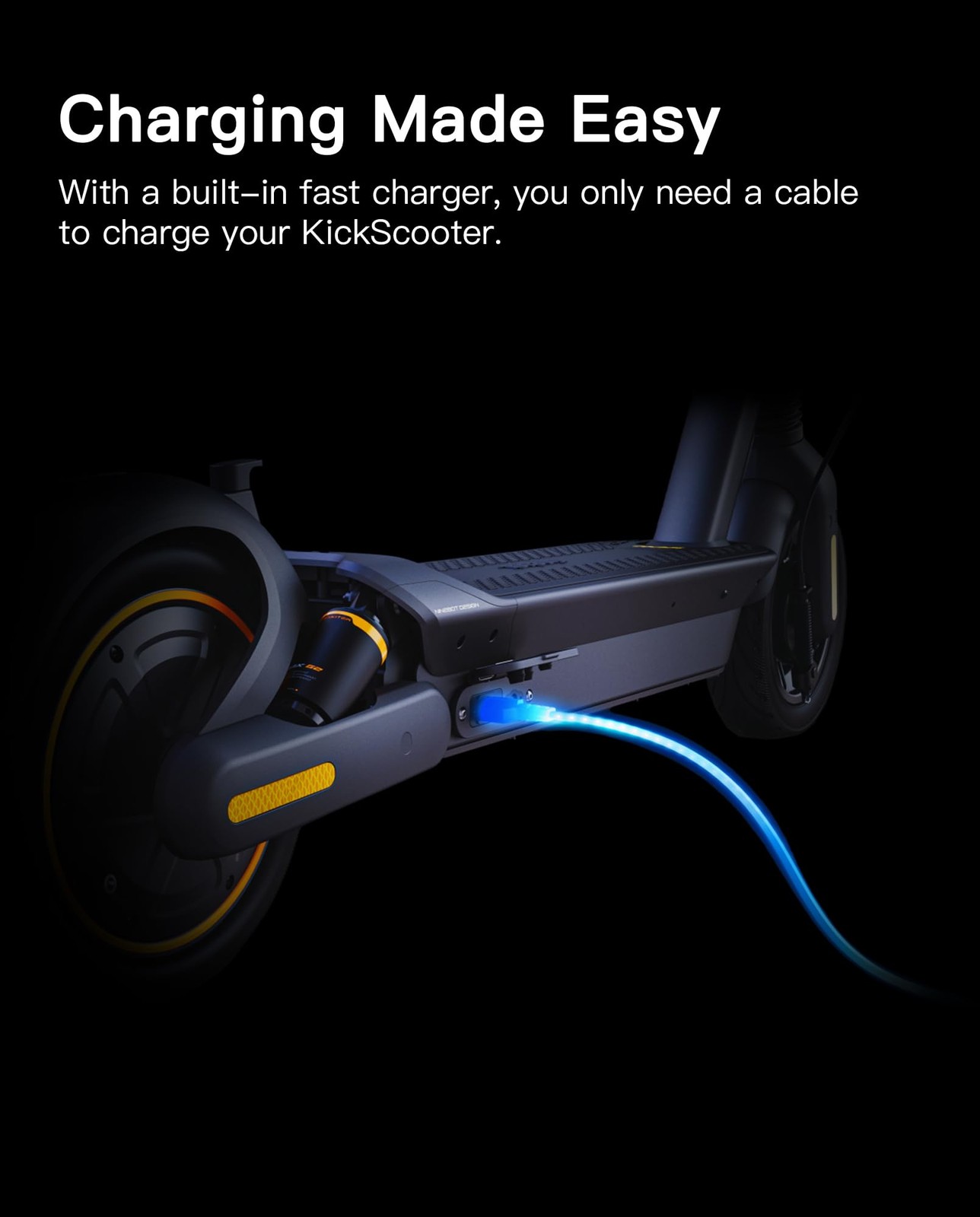 Fast Charging Cable Compatible with Ninebot by Segway MAX G3/G2/G30/G30P/P65/…