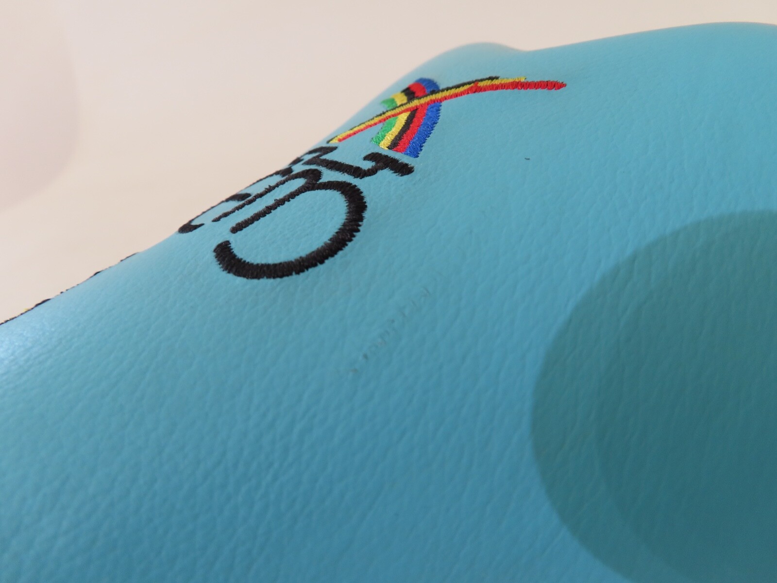 Selle Italia 1999 Eddy Merckx Turbo-matic 3 baby blue leather Mn-rail saddle