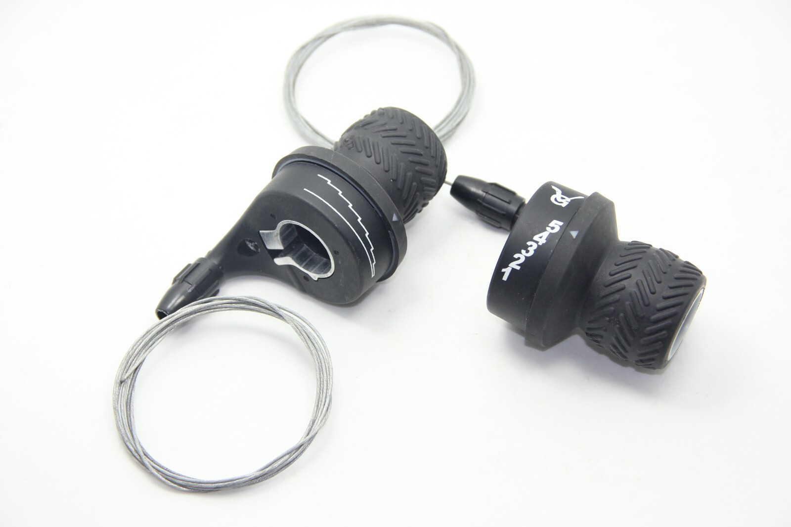 Bike Bicycle 3 X 5 Speed Shifters Twist Grip Gear Shifters Black