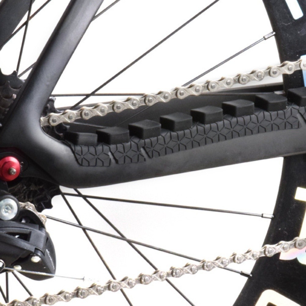 Silicone Bicycle Chainstay Protector Pad Waterproof Frame for Road Bike