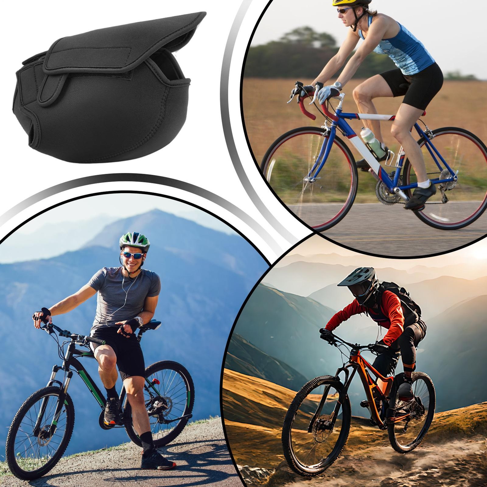 Electric Bike Motor Protection Cover Windproof Neoprene Dustproof
