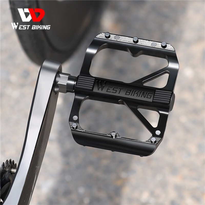 Bicycle Flat Pedals Ultralight Aluminum DU Bearing MTB Bike Pedals Cycling Pedal