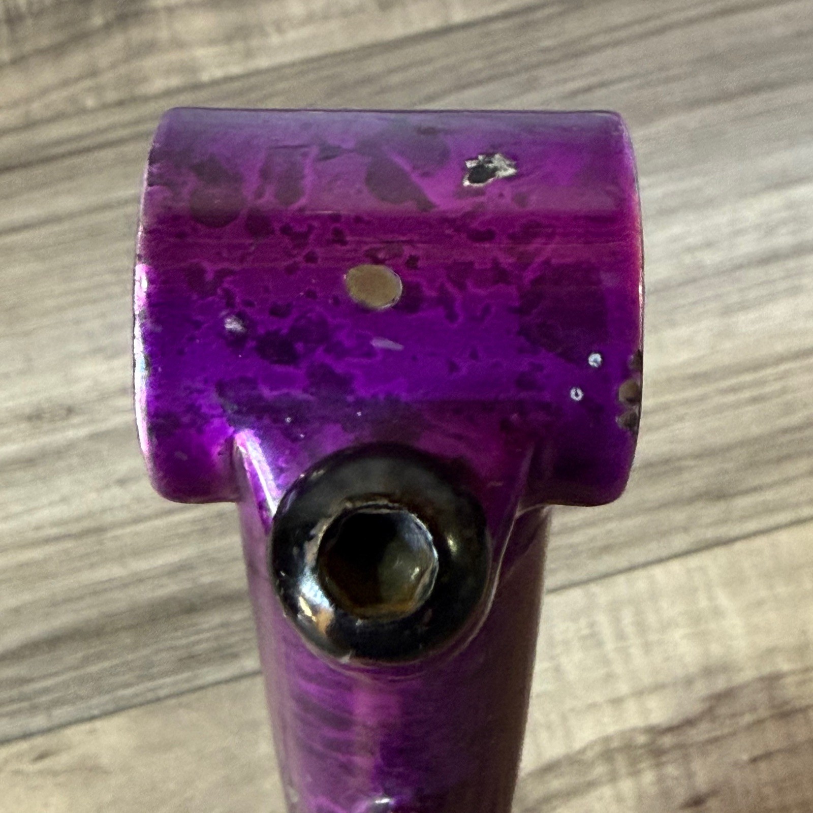 1993 1-Inch Quill Stem Dirt Drop High Rise 50 Degree 150mm 25.4 Purple Splatter