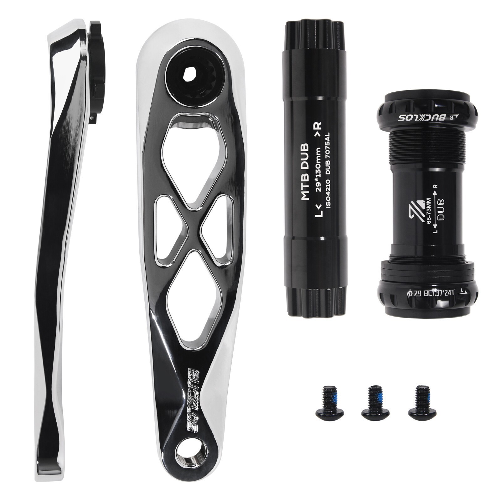Mountain Bike Crank Arm 170MM Direct Mount Crank Hollow Single Speed BB 29MM DH