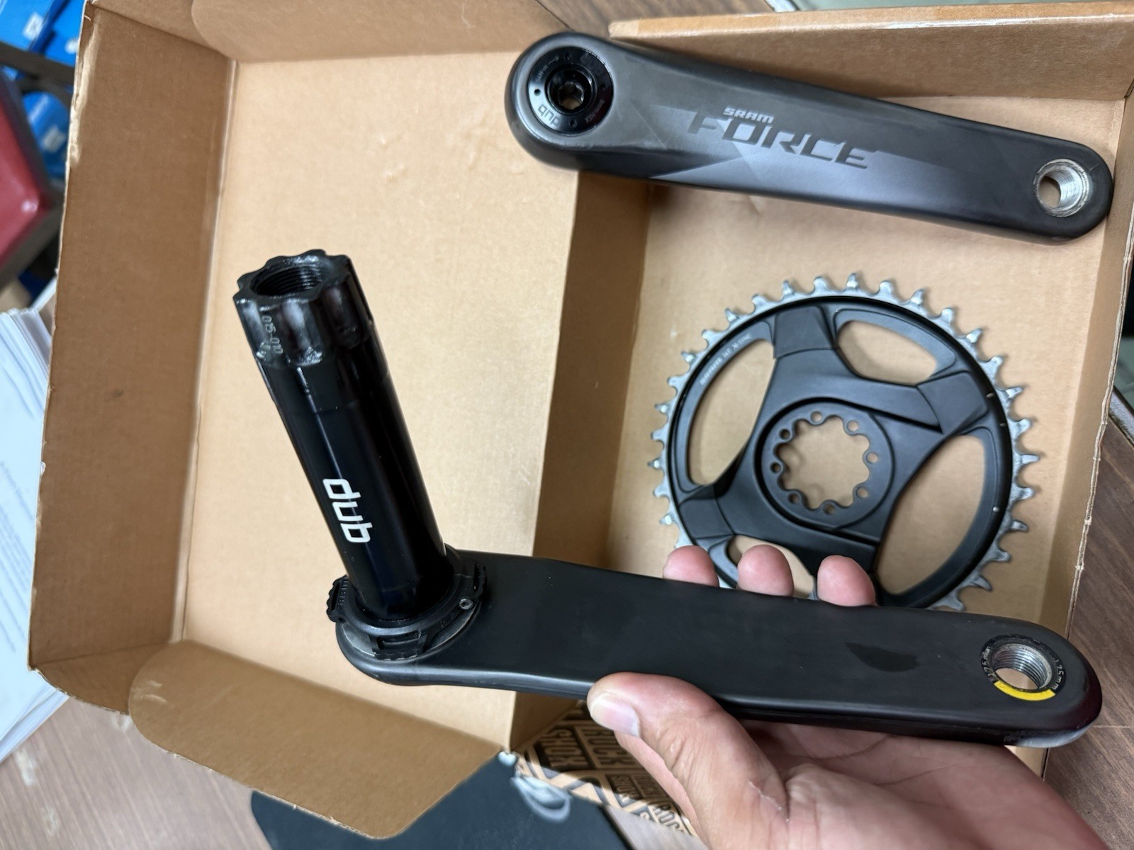 SRAM Force Dub Crank Arm 175mm 1X With 36T Chainring. 8 Bolt Not Included