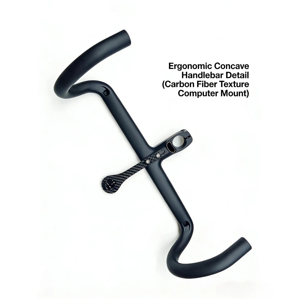Integrated Carbon Handlebar for Road Bicycles with Full Internal Cable Routing