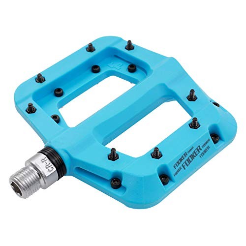 MTB Pedals Mountain Bike Pedals 3 Bearing Non-Slip Lightweight Blue 3 bearing