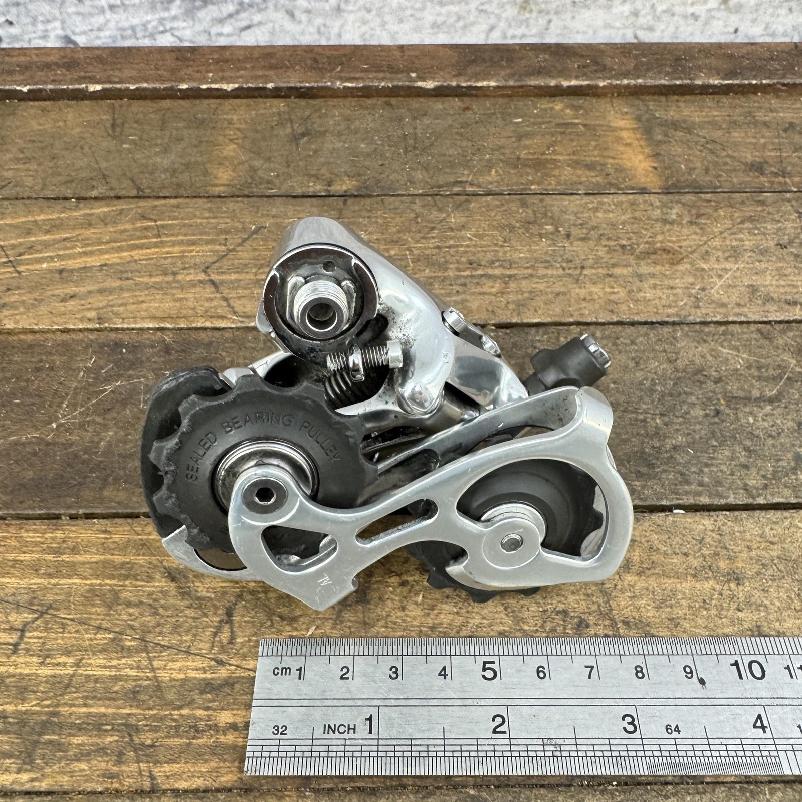 Vintage Shimano Dura-Ace RD-7700 Rear Derailleur 9 Speed Short Cage Silver 185g