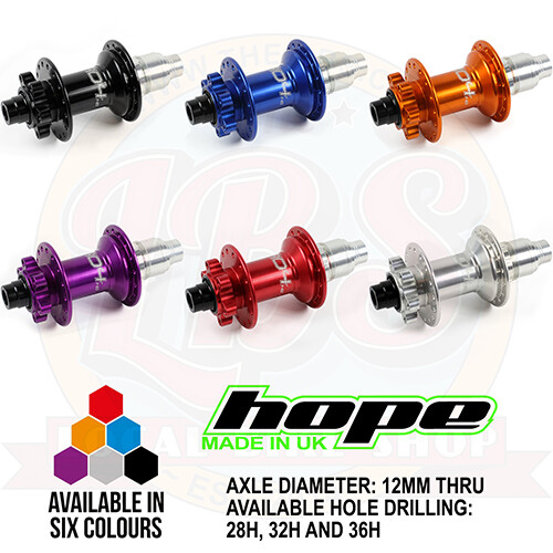 Hope Pro 4 Rear Boost Hub 148 x 12mm – All Specs And Colors – Brand New