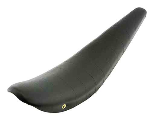 21″ LONG VINTAGE LOWRIDER VINYL LOWRIDER BANANA SADDLE IN BLACK FOR 26″ BIKES