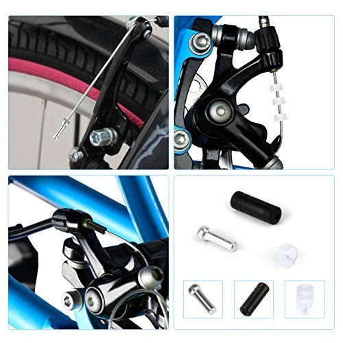 10 Pack Bike Shift Cable Kit 2.1m Zinc Coated Stainless Steel for Mountain Road