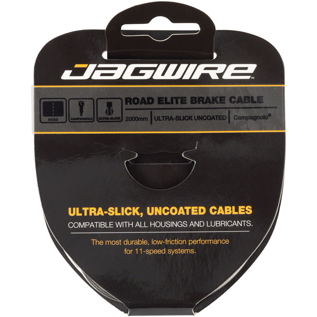 Jagwire Elite Ultra-Slick Brake Cable Polished Slick Stainless Campagnolo