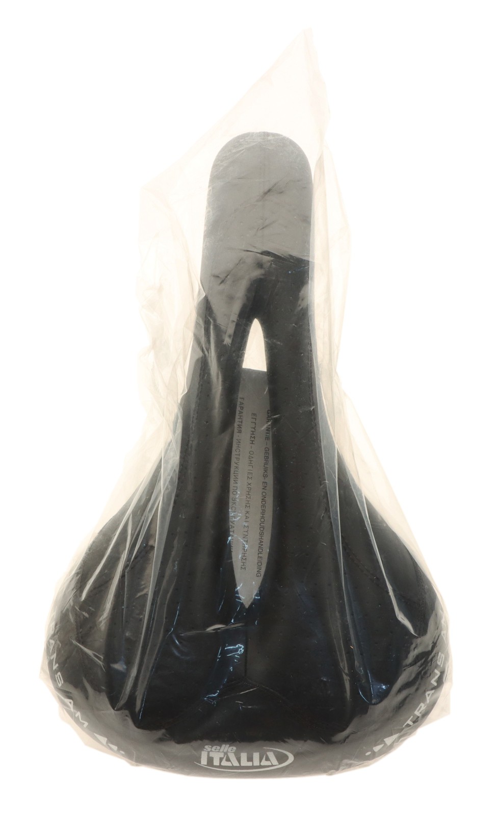 Selle Italia Ladies Trans Am Saddle FeC Alloy Rails Perf. Black Leather NOS NEW
