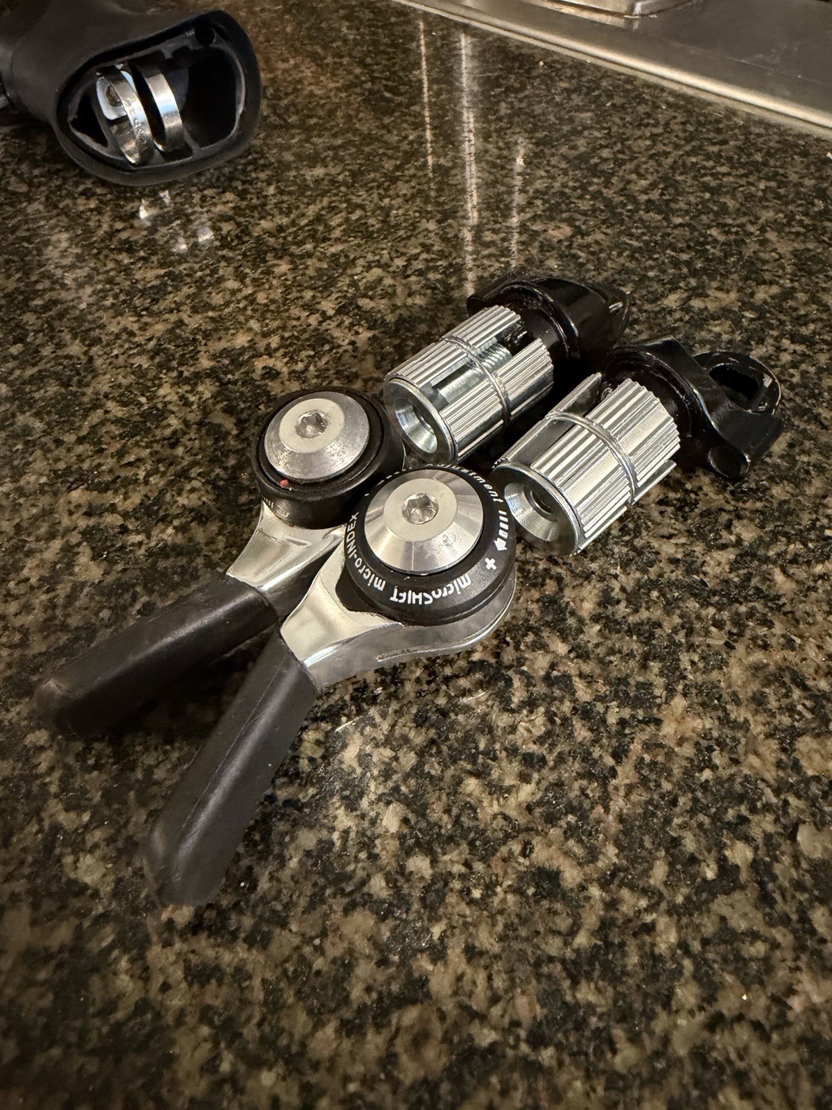 microSHIFT Bar End Double/Triple 9 Speed Shift Levers