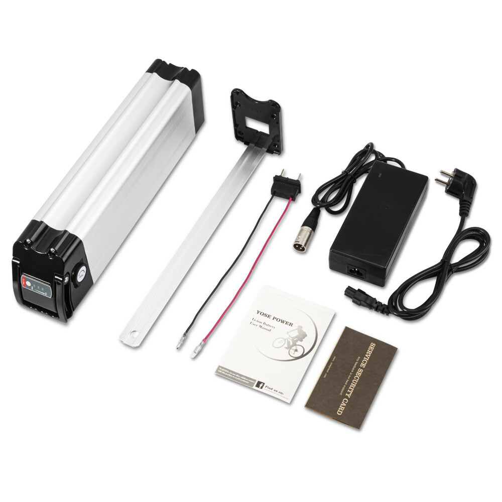 36V Ebike Battery Silverfish Seat Tube Electric Bike Lithium Battery 36V 13Ah