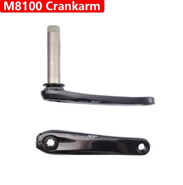 Shimano DEORE XT M8100 Crank Arm 12 Speed 165/170/175mm Crank Without Chainring