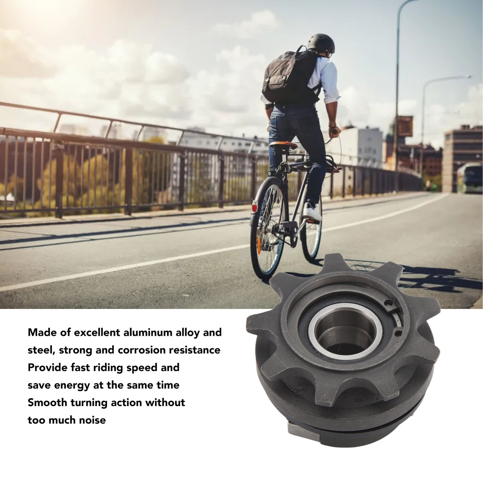 Aluminum Alloy And Steel Mountain Bike Freewheel For Folding Bike Flywheel