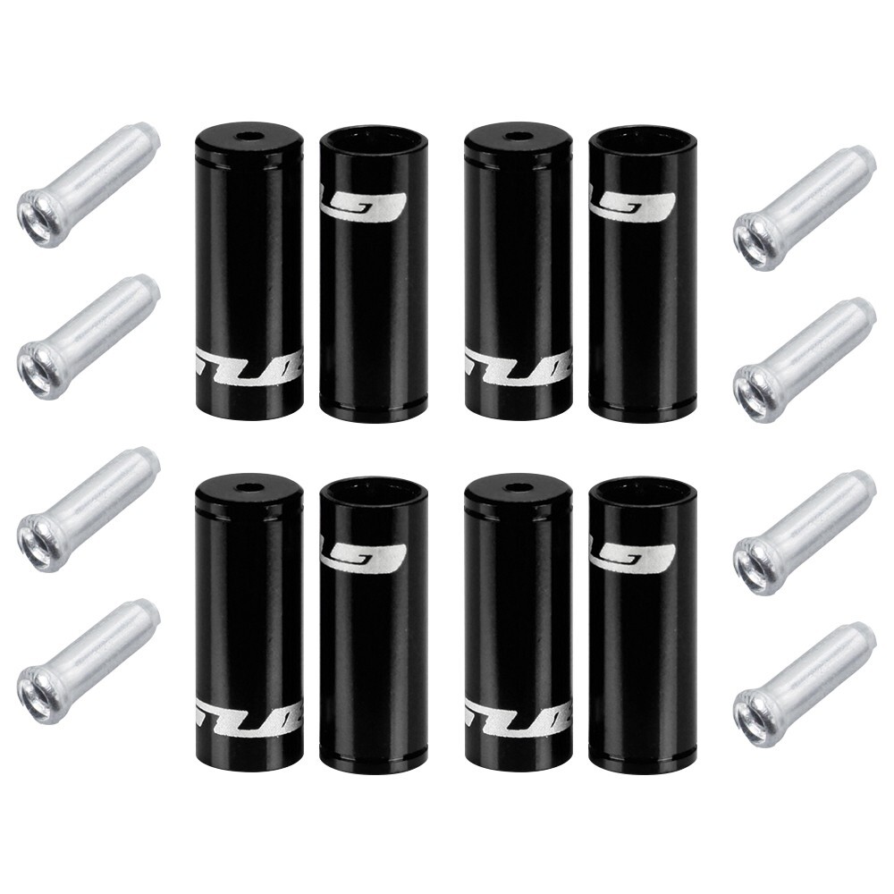 GUB Bicycle Brake Shifter Cable Ferrules 4mm 5mm Jagwire Cable Ends 12 pc Set