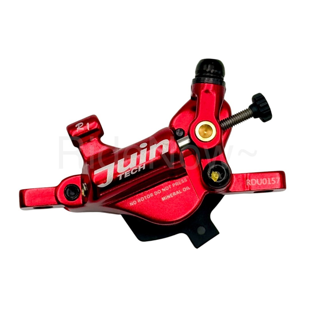 JUIN Tech R1 Hybrid Hydraulic Disc Brakes for CX Road Bike w/160mm Rotors Red