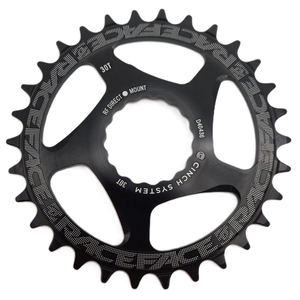 RaceFace Narrow-Wide 30T Direct Mount CINCH Chainring 9/10/11/12-Speed MTB Black