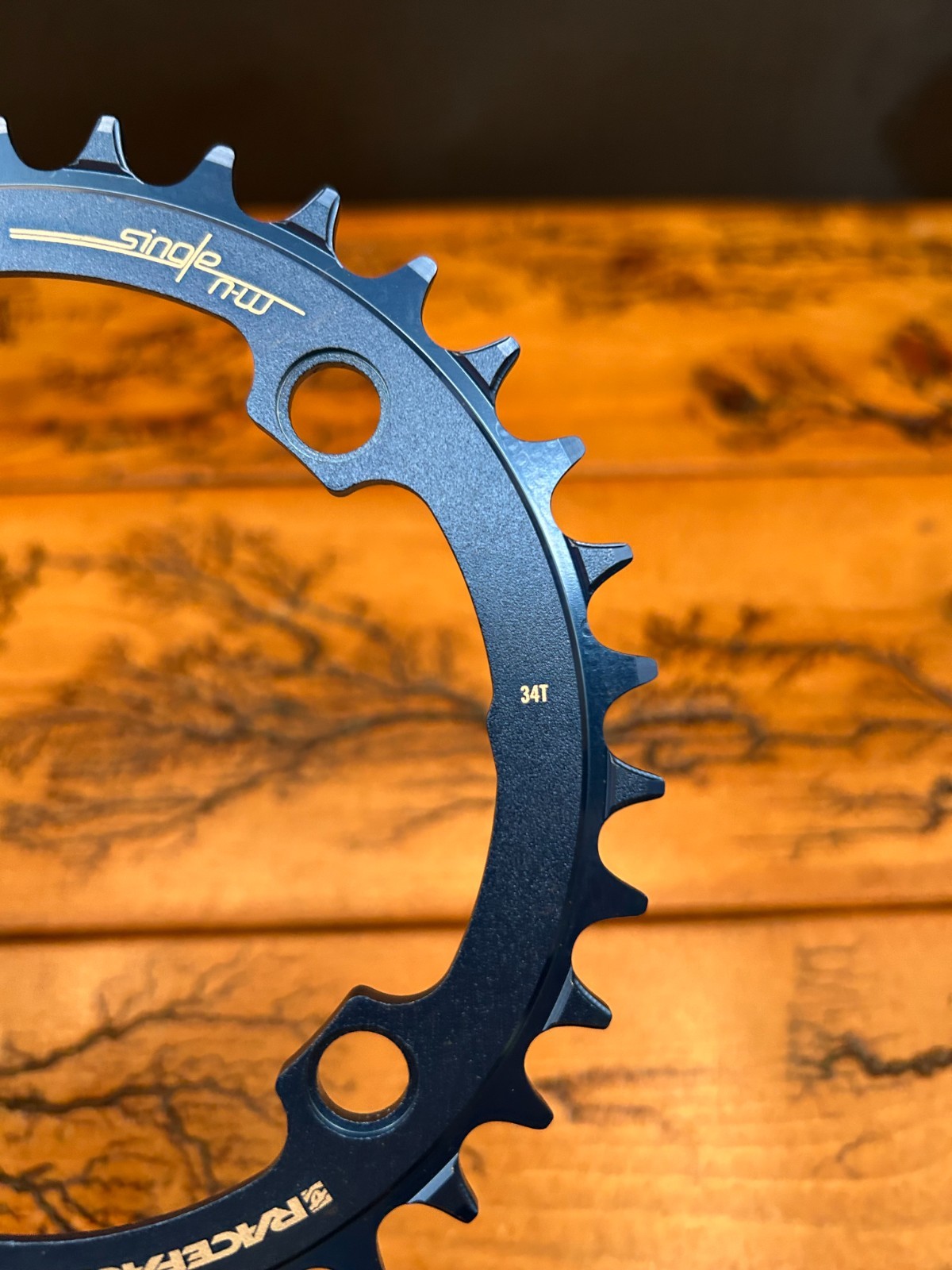 RaceFace Blue Narrow-Wide 34 Tooth 104 BCD MTB Chainring 9 10 11 12-Speed