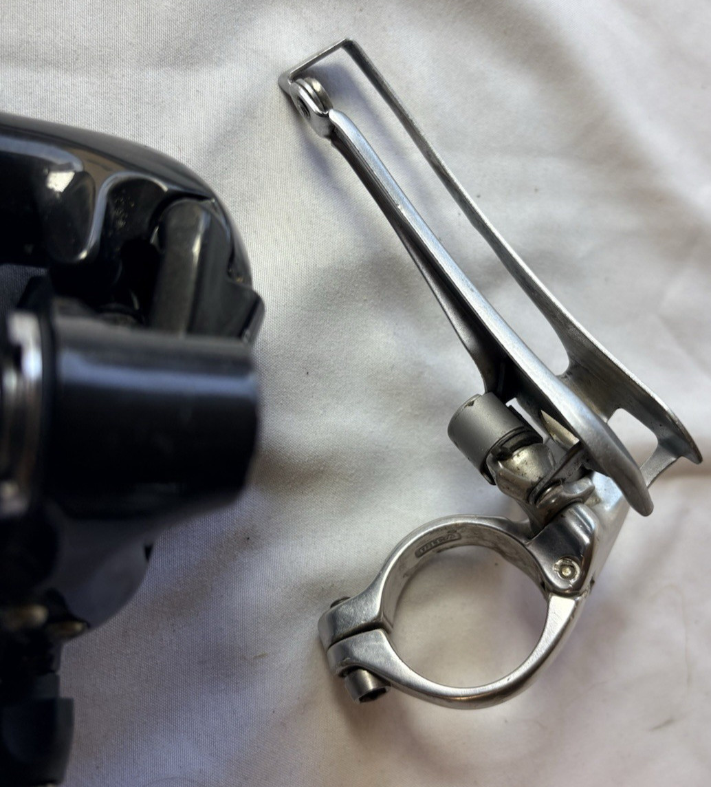 Shimano 105 STI Shifters + Rear Derailleur + Shimano Ultegra Front Derail (16bb)