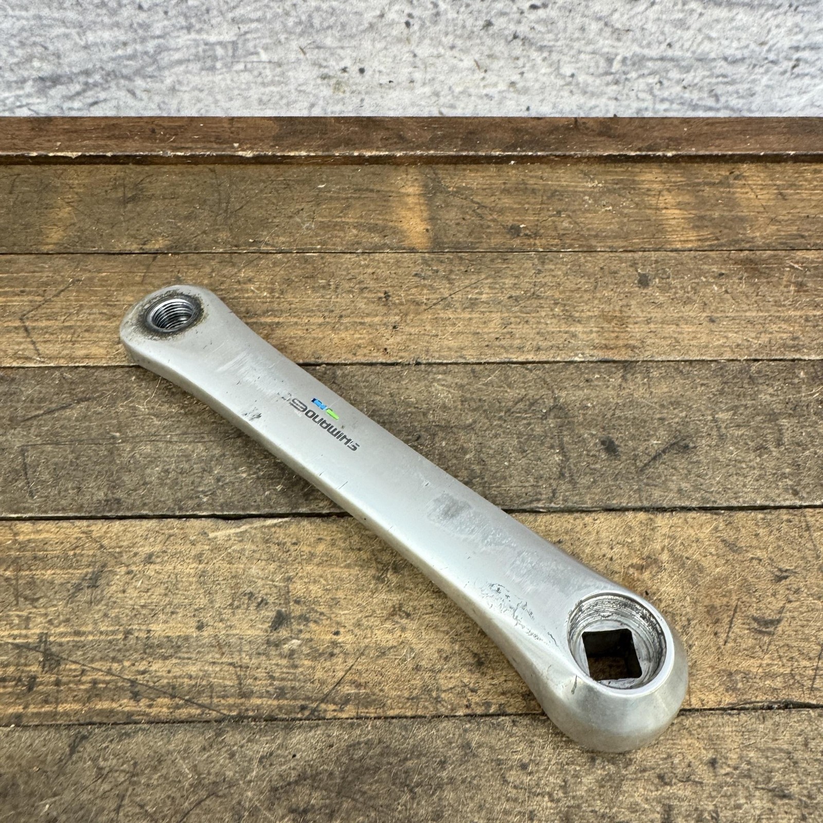 Vintage Shimano 600 Ultegra FC-6400 Crank Arm LEFT 172.5mm Japan Silver Tricolor