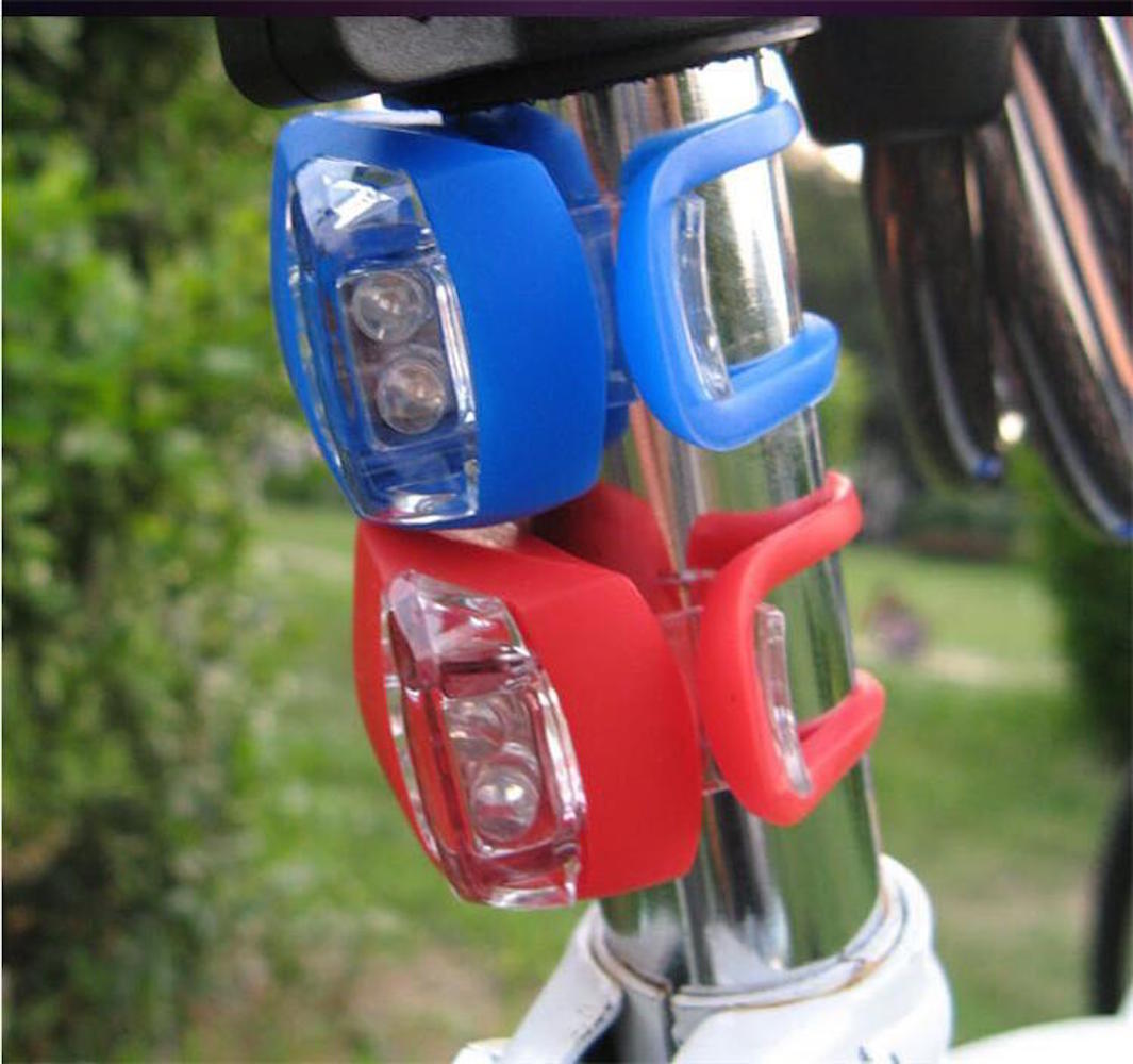 FLASH LED Frog Bike Bicycle Mountain Flash Light front head rear tail bar frame