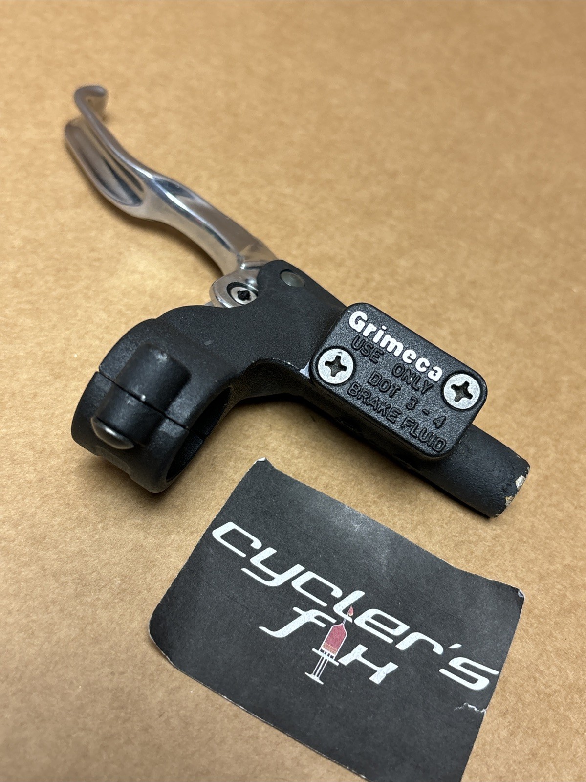 NOS Vintage Grimeca Left Side Mountain Bike Hydraulic Disc Brake Alloy Lever