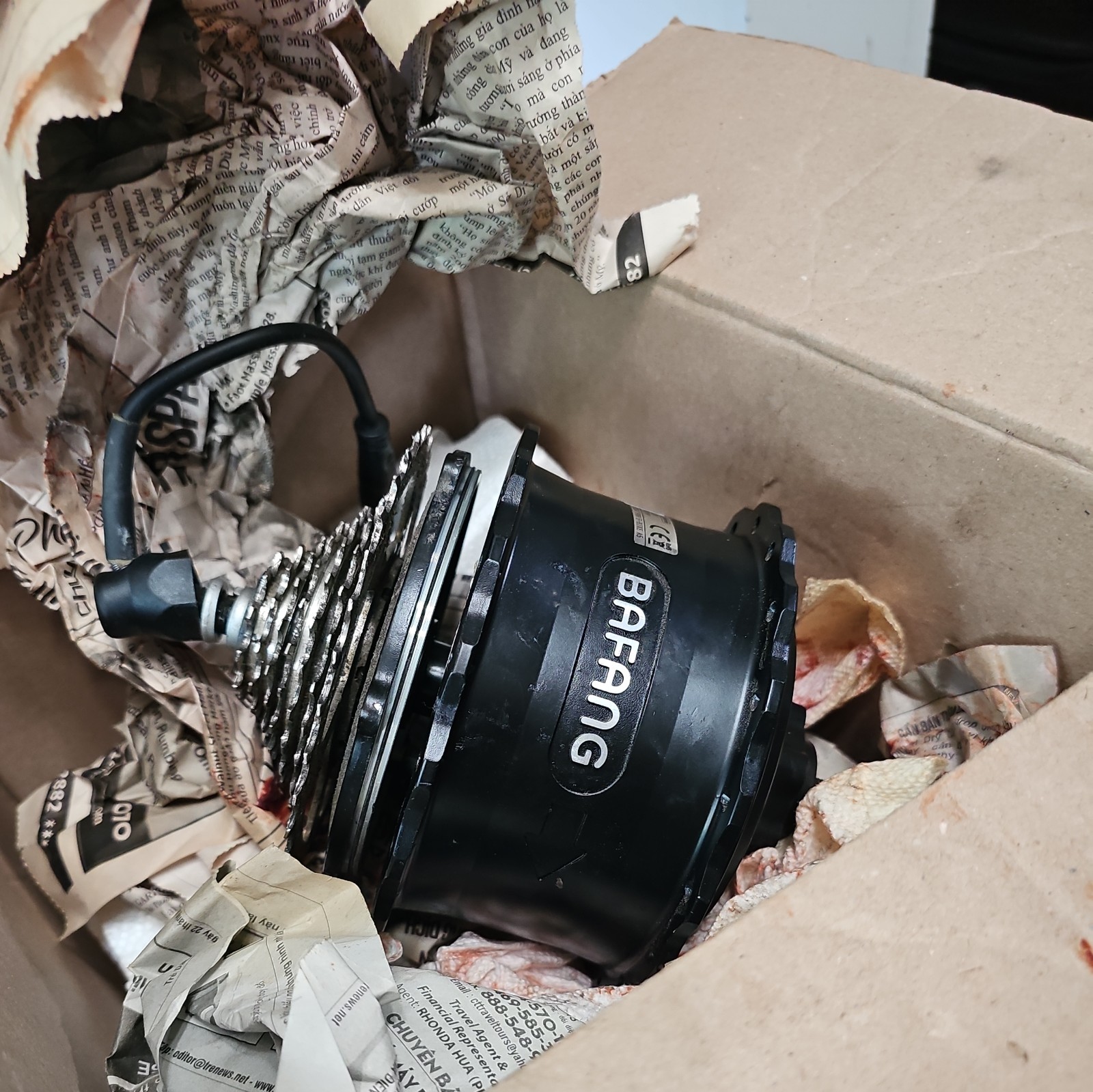 Rad Power Bikes Motor E-Bike Motor *USED* from a Rad Rover 4in wide tire.