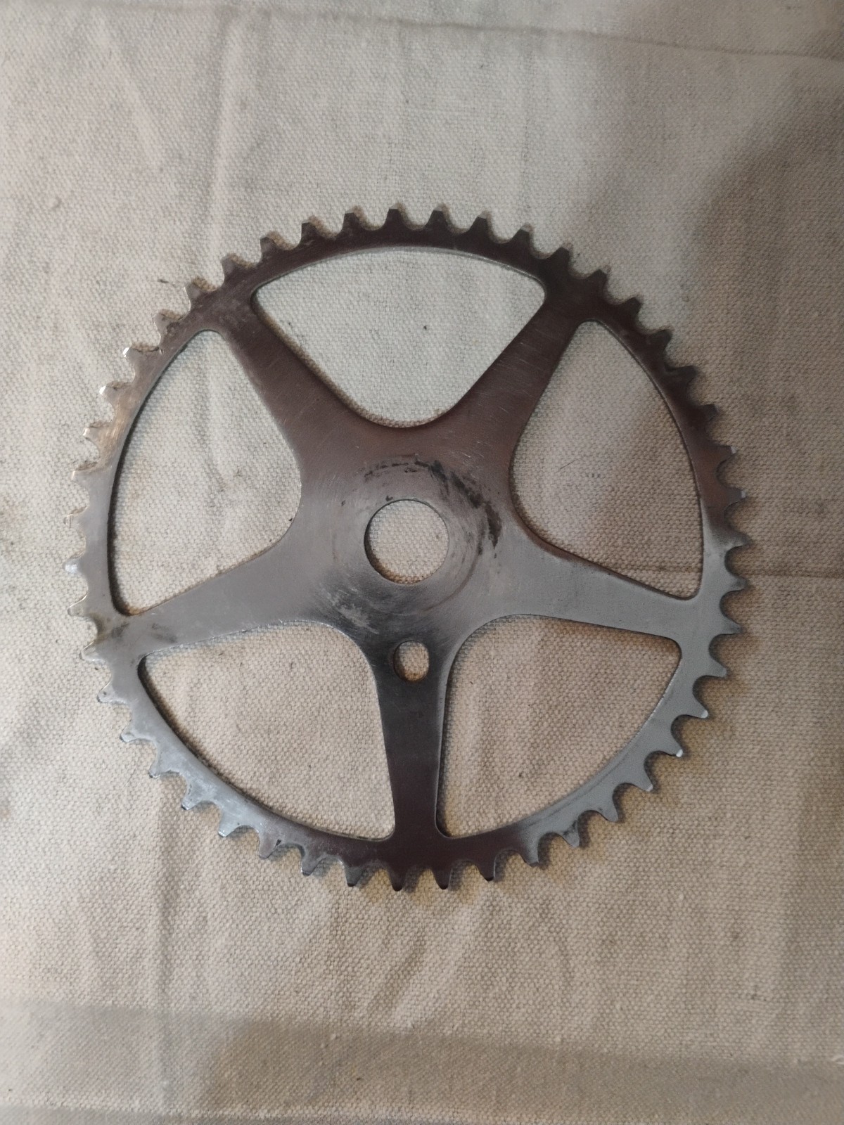 Vintage Nervar Chainring 47T Sprocket Made In France Chrome