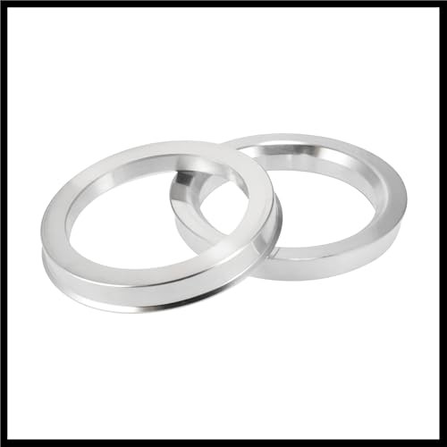 4pcs OD 72.6mm to ID 56.6mm Aluminium Alloy Car Hub Centric Rings Wheel Bore
