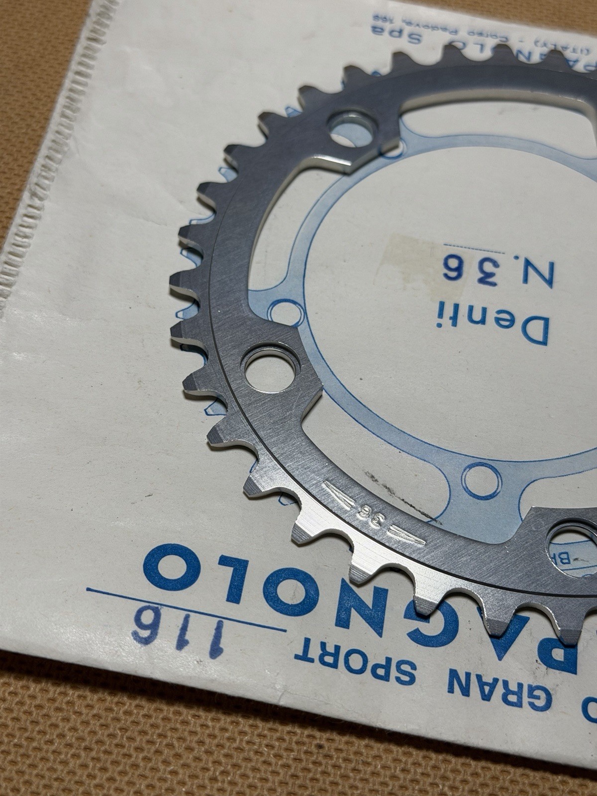 NOS Vintage Campagnolo Gran Sport 36T Chainring 116 BCD For GS Triomphe Victory