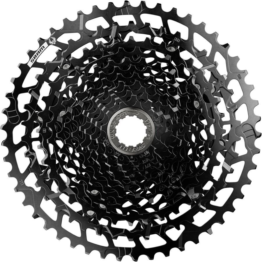 SRAM PG-1210 Eagle Cassette – 12-Speed, 11-50t, For Splined Driver, Black, B1