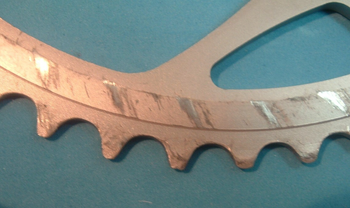 Shimano Deore XT M730 F-46T x 110BCD MTB Chainring-3x-5 to 9-Spd- ’91- VGC+