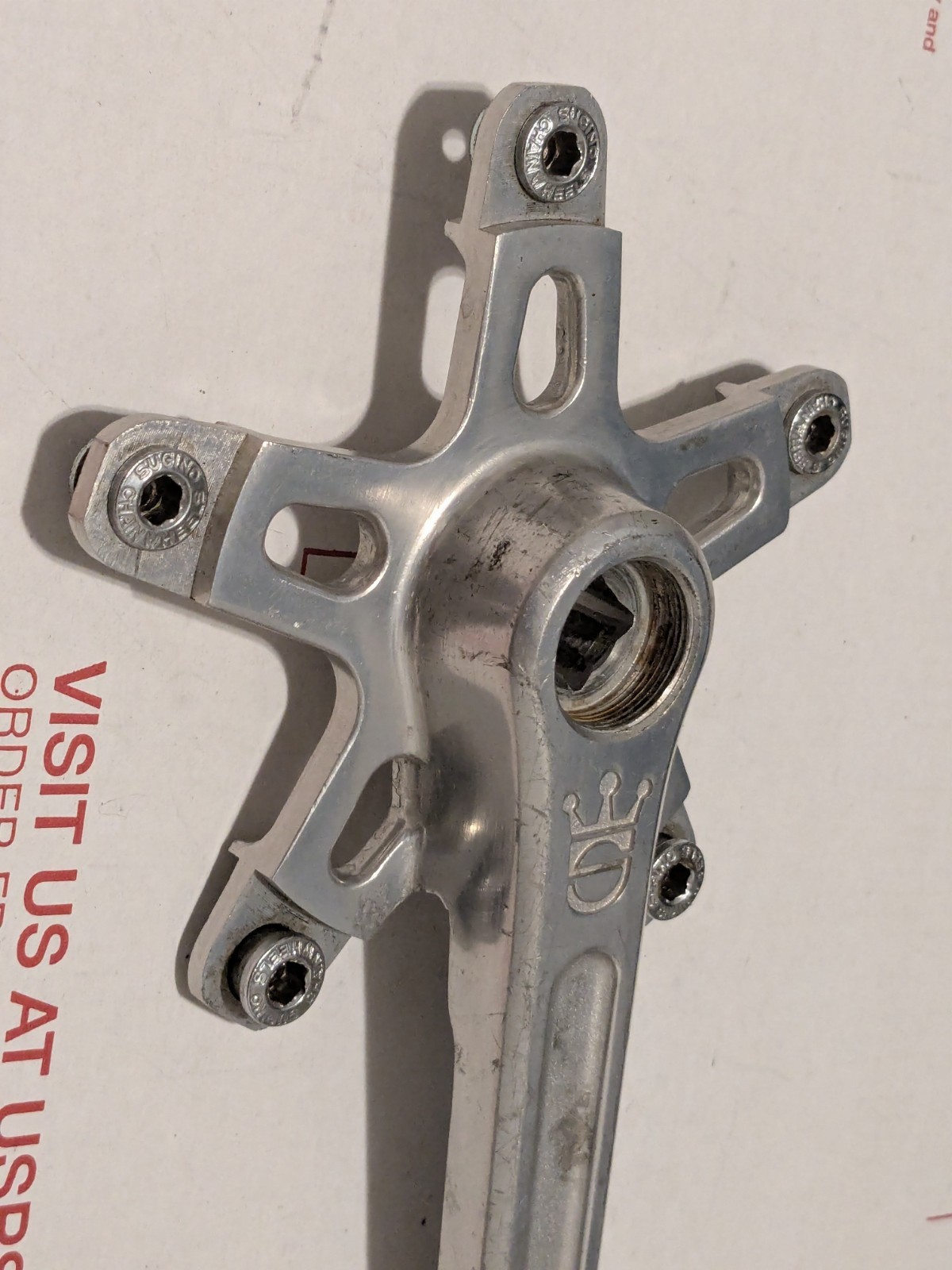 Vintage Sugino S Crown Right Crank Arm 171mm 110 BCD Road Touring BMX Bike Japan