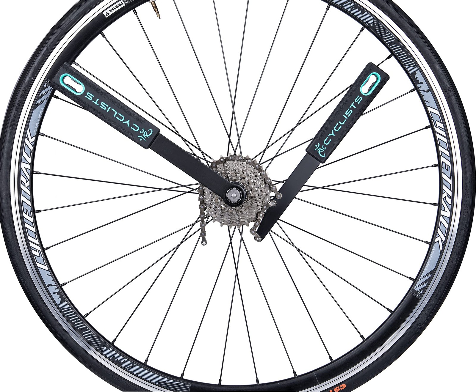 cyclists Cassette Removal Tool Sets – Chain Whip & Lock Ring Medium, Black