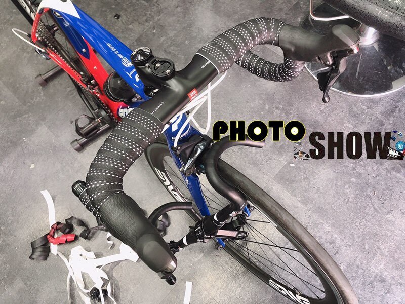 400/420/440mm Carbon Road Bike Integrated Handlebar Bicycle Bent Bars with Stem