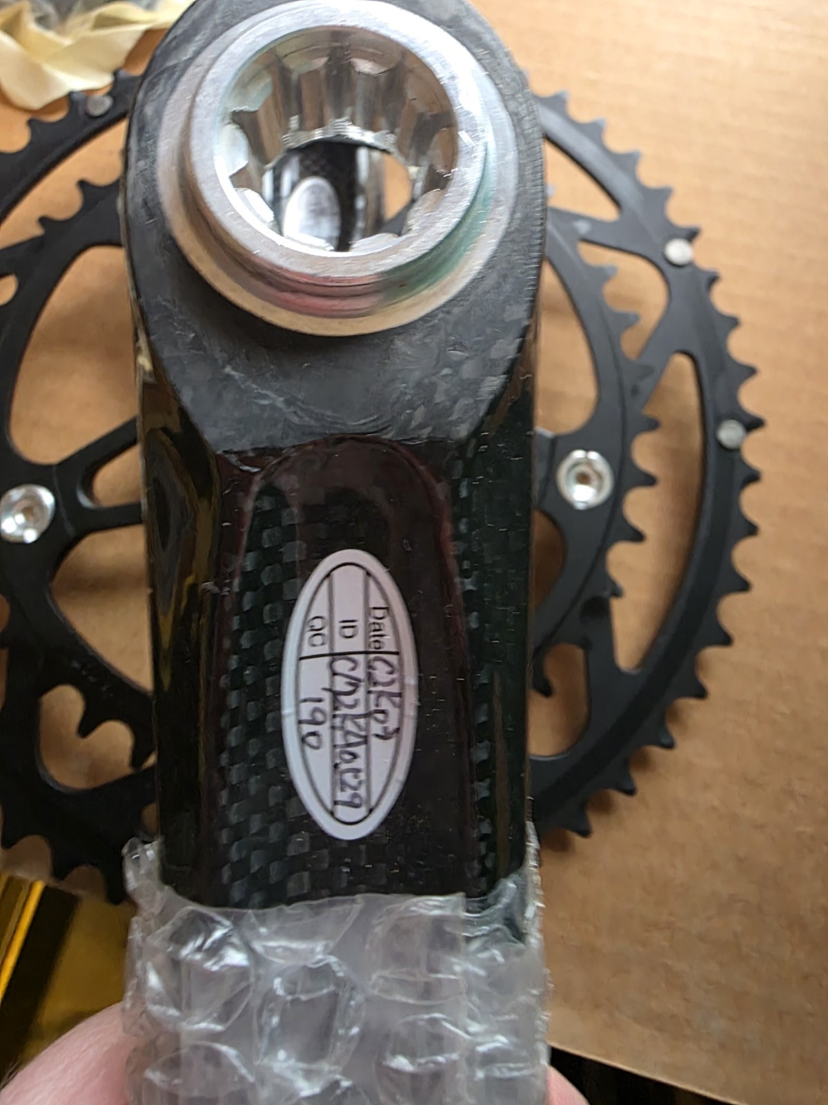 FSA Plat. Pro Carbon Road 7075/T6 Crankset 68mm ISIS Drive bottom bracket lot