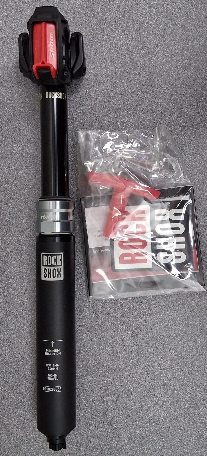 RockShox Reverb AXS Dropper Seatpost – 34.9mm, 100mm, Black, A1 *OE*