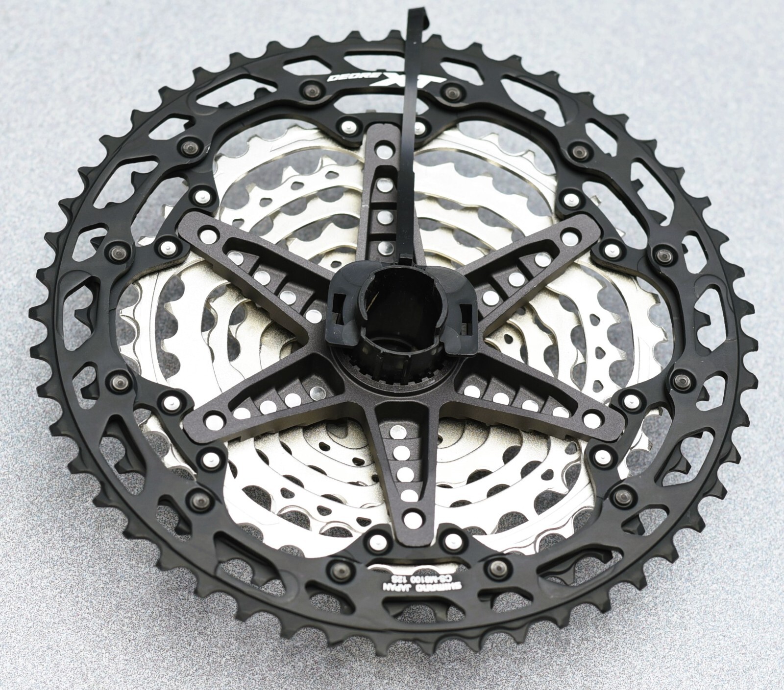 Shimano XT CS-M8100 Cassette – 12-Speed, 10-51t, Silver/Black, Micro Spline