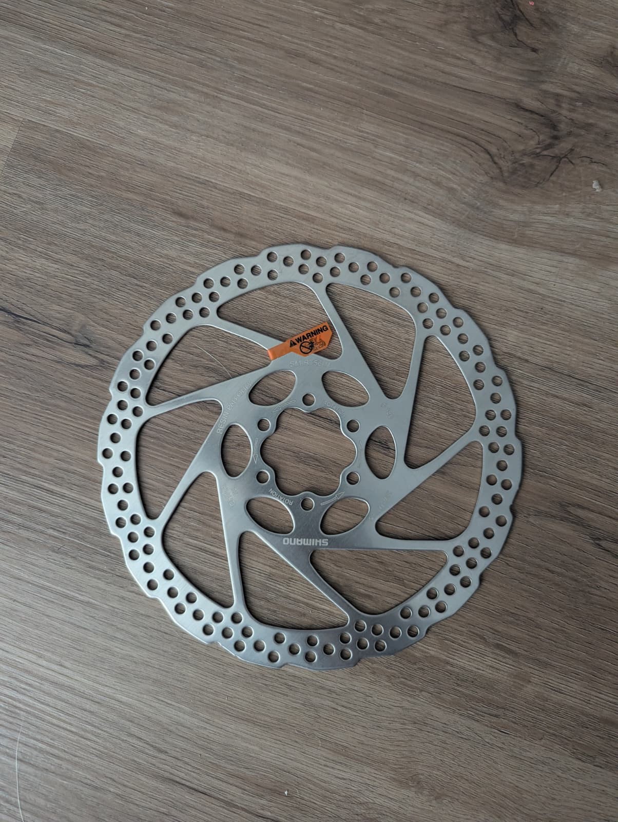 Shimano SM-RT56-M Brake Rotor 180mm 6-Bolt Disc Brake Rotor Resin Pad Only