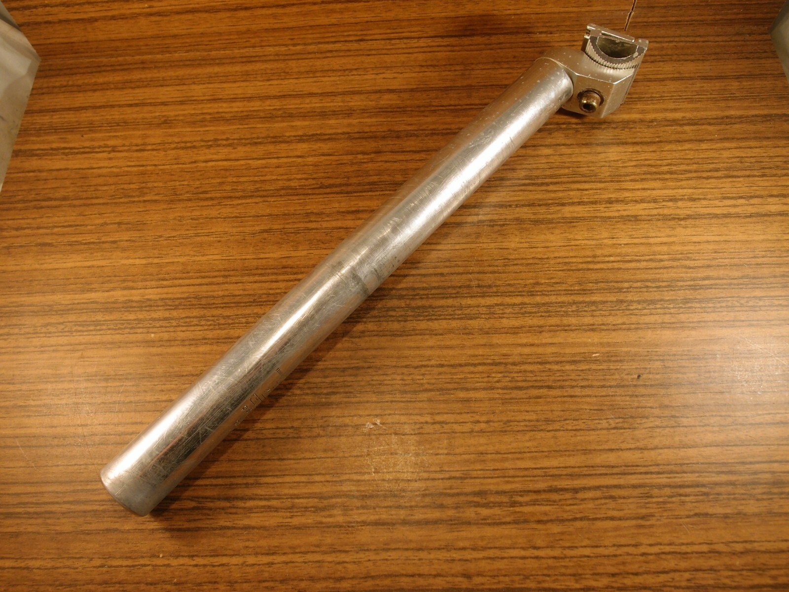 1997 MTB silver plain seatpost JD components 30.2 mm
