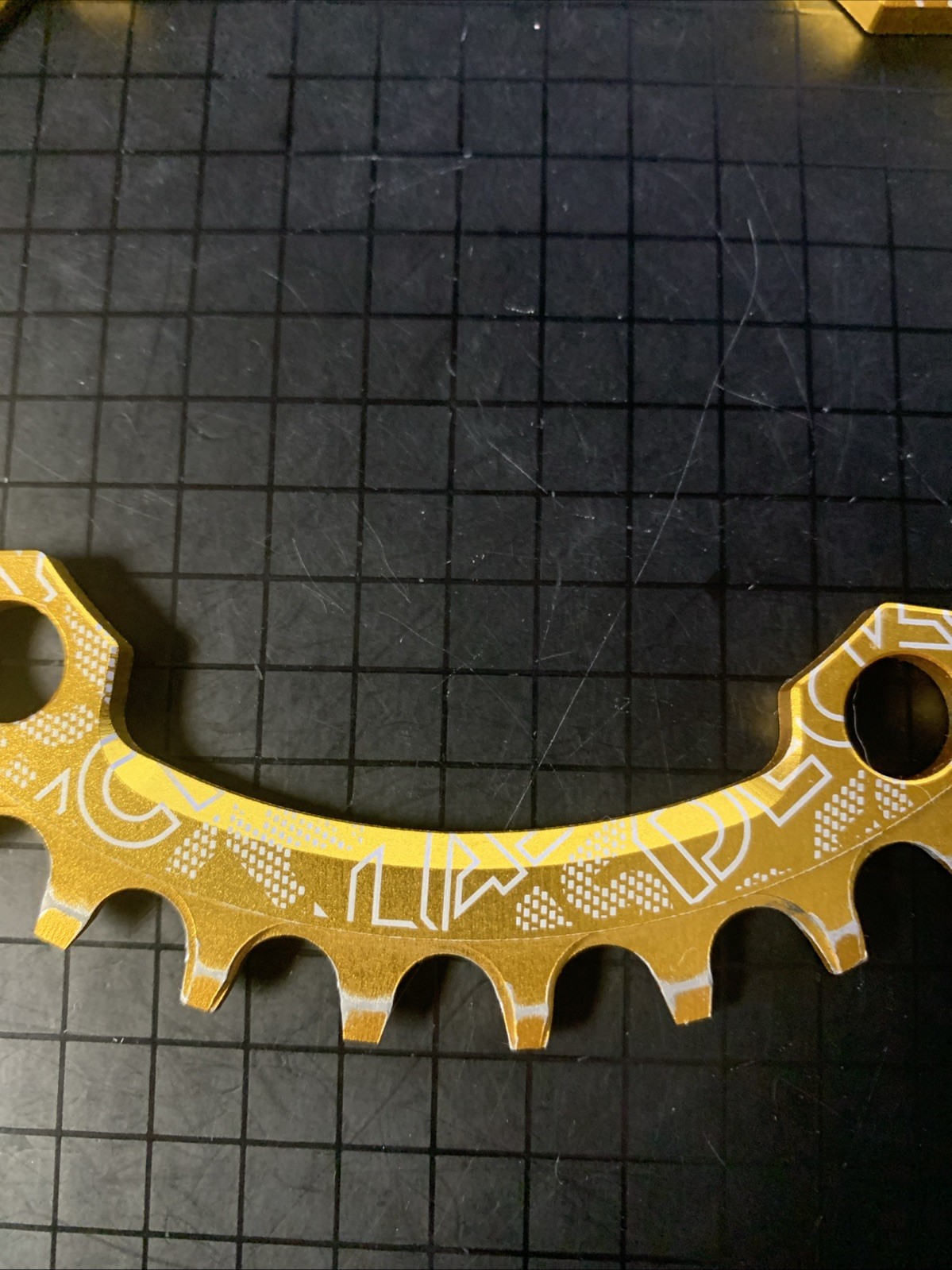 USED Deckas Oval 1x SRAM 104 BCD Chainring 32 Gold Gravel Road MTB Narrow Wide