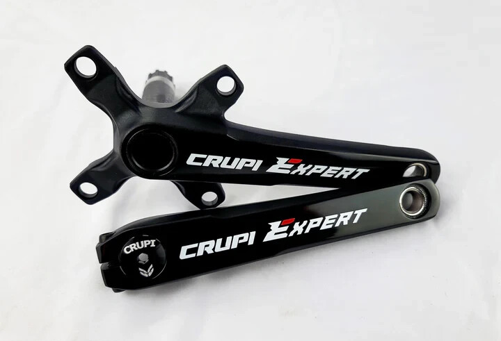 Crupi Expert 2pc. Crankset Black 155mm