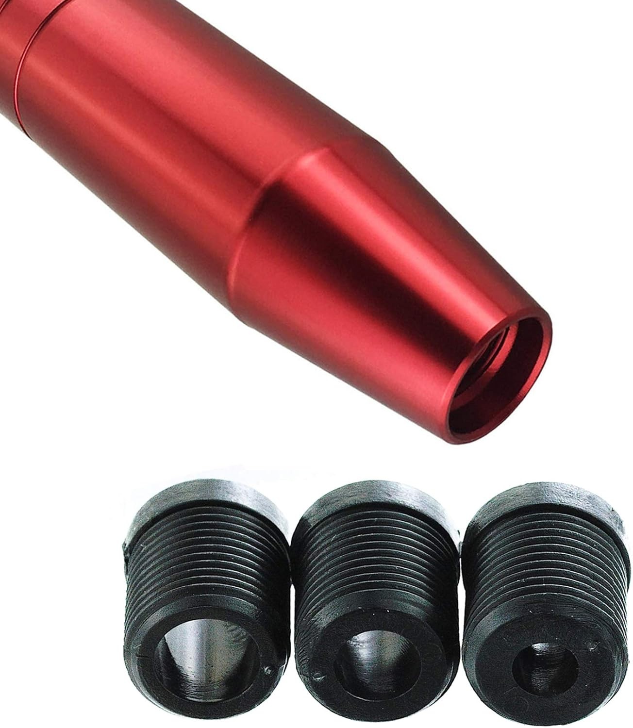 5″ Red Shift Knob, Aluminum Alloy Weighted Shifter Knobs Metal Gear Lever Stick